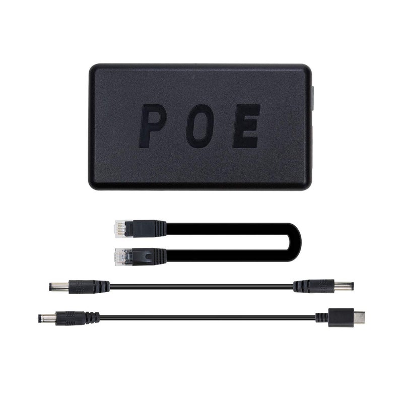 UCTRONICS PoE Splitter 5V 4A for Raspberry Pi 4 and Jetson Nano, Active PoE+ to Barrel Jack or USB-C Adapter, IEEE 802.3at/af Compliant - Image 1